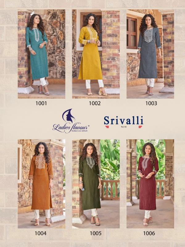 LF Srivalli Beautiful Rayon Embroidery Kurti